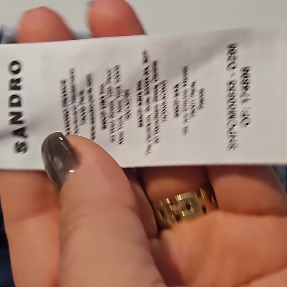 SANDRO  MEN SHORT SLEEVES SHIRT - Picture 6 of 8